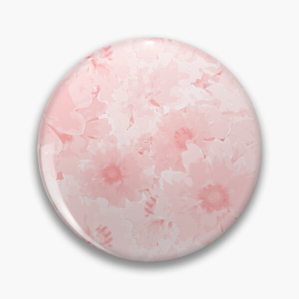 Item preview, Flower Ocean Halfdrop Monochrome Pastel Blush  ff8080 designed and sold by Art in My Loft.