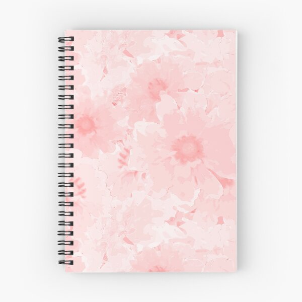 Item preview, Flower Ocean Halfdrop Monochrome Pastel Blush  ff8080 designed and sold by Art in My Loft.