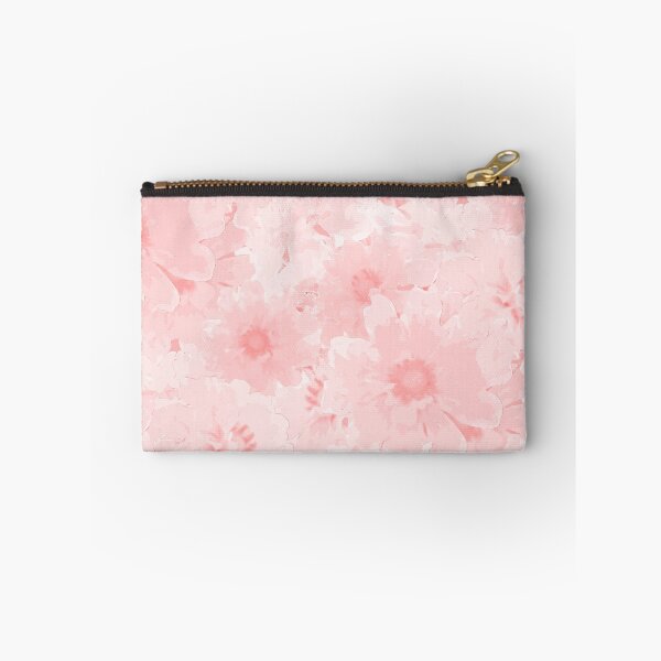 Item preview, Flower Ocean Halfdrop Monochrome Pastel Blush  ff8080 designed and sold by Art in My Loft.