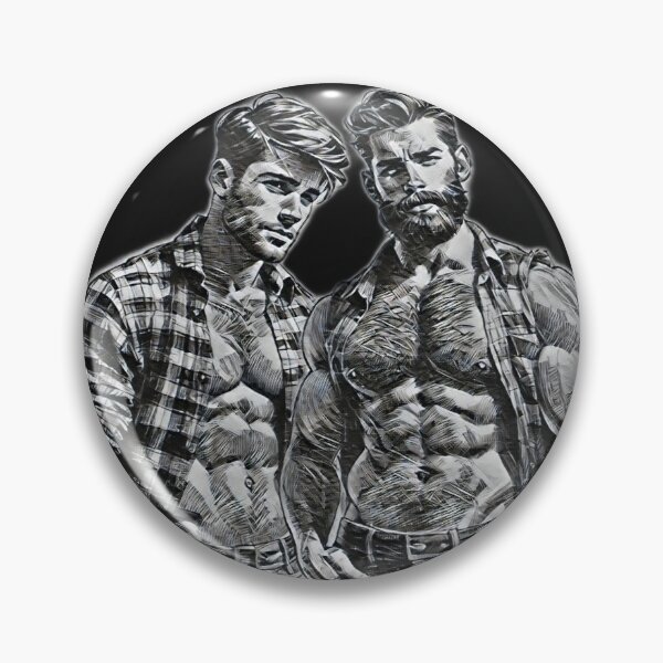 Item preview, Steel Desire Lumberjack Hunks Muscle Power LGBTQ Gay Pride Graphic Design designed and sold by ItsAKinkThing.