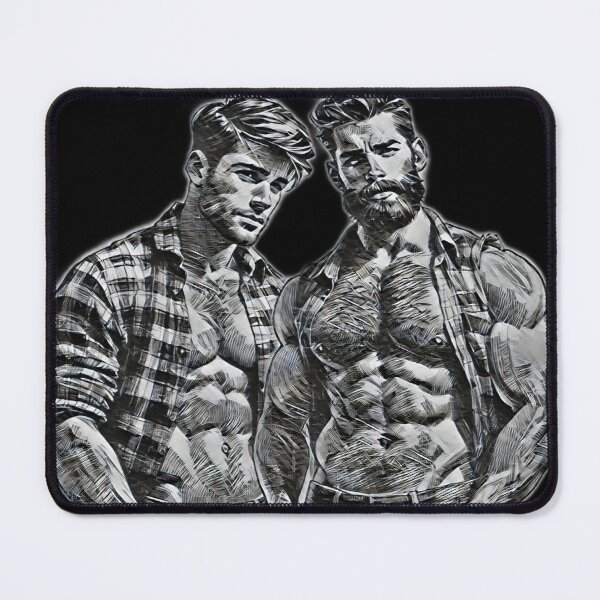 Item preview, Steel Desire Lumberjack Hunks Muscle Power LGBTQ Gay Pride Graphic Design designed and sold by ItsAKinkThing.