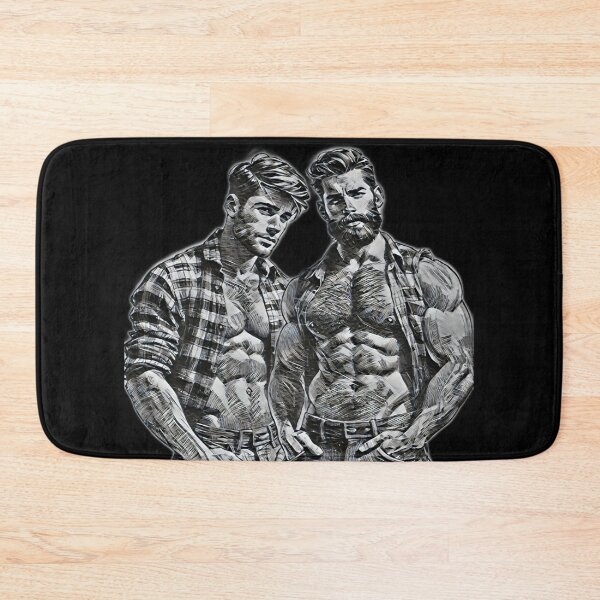 Item preview, Steel Desire Lumberjack Hunks Muscle Power LGBTQ Gay Pride Graphic Design designed and sold by ItsAKinkThing.