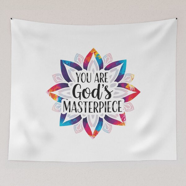Item preview, You Are God's Masterpiece, Mandala Art  designed and sold by Faithloveshop.
