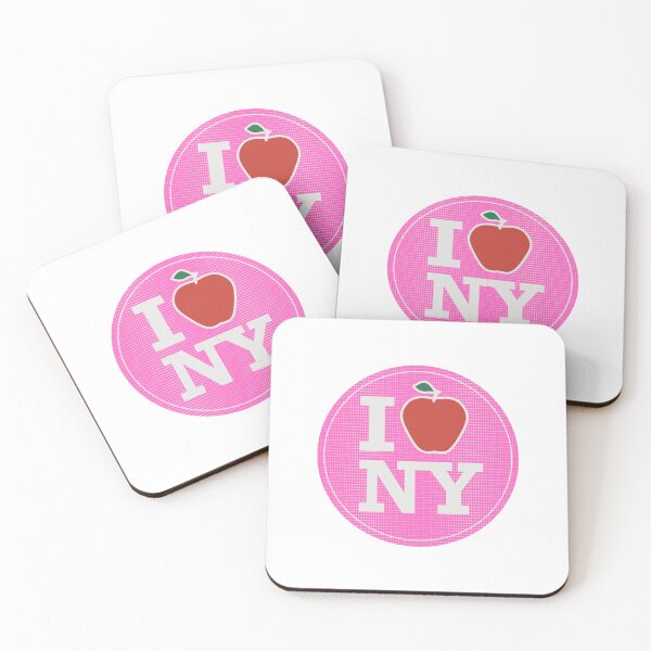 Item preview, I Love NY (Pink) designed and sold by stickersbymaik.