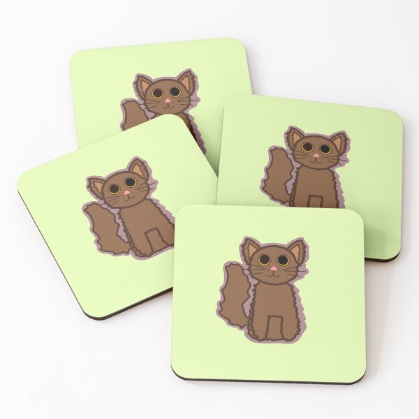 Item preview, Fluffy Brown Cat designed and sold by DewyMornings.
