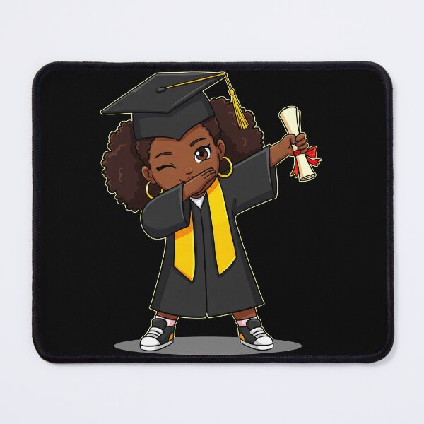Item preview, Kids Funny Dabbing Girl Grad Class of 2025 Afro Graduate Graduation Gift designed and sold by JUSTBEELEGANT.