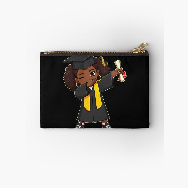 Item preview, Kids Funny Dabbing Girl Grad Class of 2025 Afro Graduate Graduation Gift designed and sold by JUSTBEELEGANT.