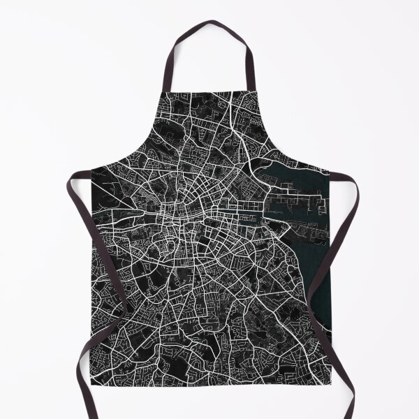 Item preview, Dublin City Map of Ireland - Dark designed and sold by deMAP.