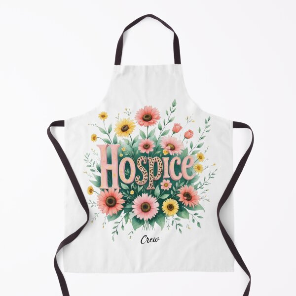 Item preview, Hospice Crew - Beautiful Botanical Design with Subtle Leopard Print  designed and sold by Frame of Mind .