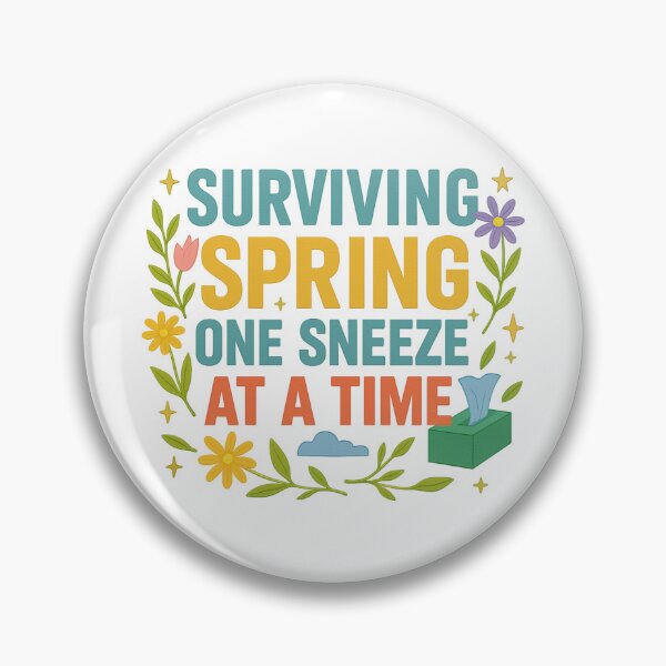 Item preview, Surviving spring one sneeze at a time designed and sold by Agneskova.