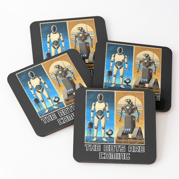 Item preview, the robots are coming designed and sold by TEEJAMBOREE.