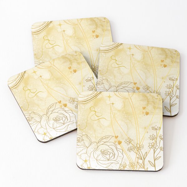 Item preview, Aesthetic Gold Botanical Floral Art – Elegant Minimalist Golden Garden Design designed and sold by mimicrafts516.