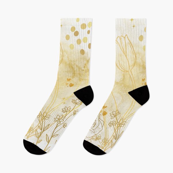 Item preview, Aesthetic Gold Botanical Floral Art – Elegant Minimalist Golden Garden Design designed and sold by mimicrafts516.