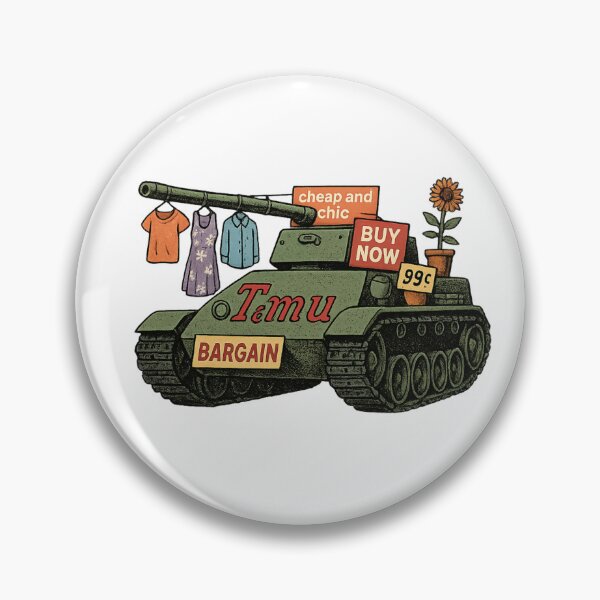 Item preview, The Tmu bargain tank Sticker  designed and sold by Taika Tori Art .