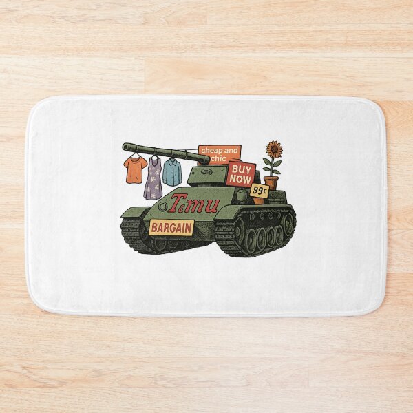 Item preview, The Tmu bargain tank Sticker  designed and sold by Taika Tori Art .