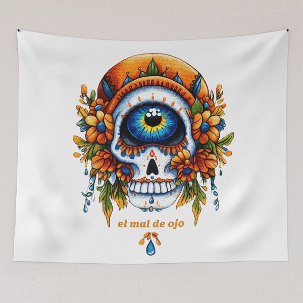 Item preview, The hearts of the Mexican Heritage, the "Evil Eye" designed and sold by VerdeVowPress.