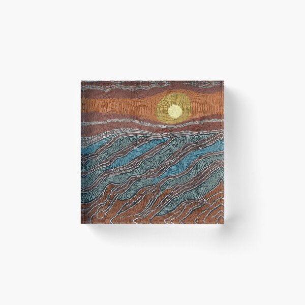Item preview, Aboriginal Inspired Dot Art - With Sun designed and sold by GrinGalore.