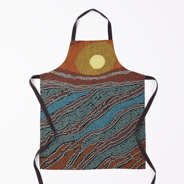 Item preview, Aboriginal Inspired Dot Art - With Sun designed and sold by GrinGalore.