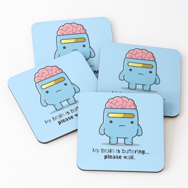 Item preview, My Brain is Buffering - Please Wait designed and sold by KiwiRider.