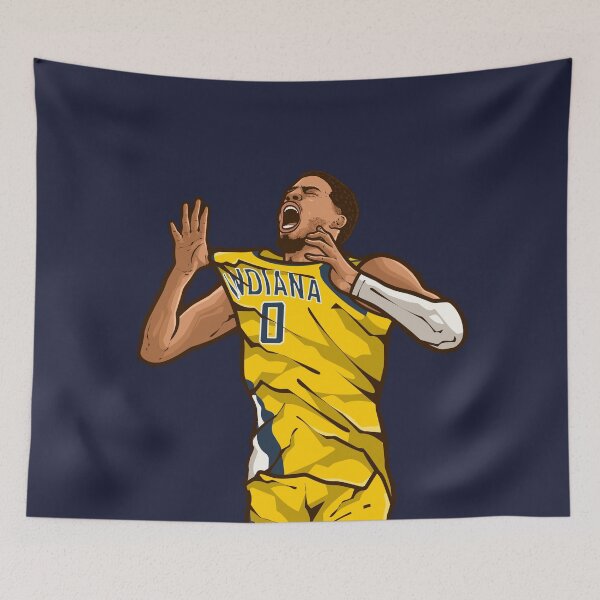 Item preview, Tyrese Haliburton Celebration Cartoon designed and sold by RatTrapTees.