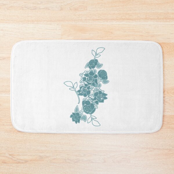 Item preview, Teal Rose Floral Motif designed and sold by Sharon Schwalbe.