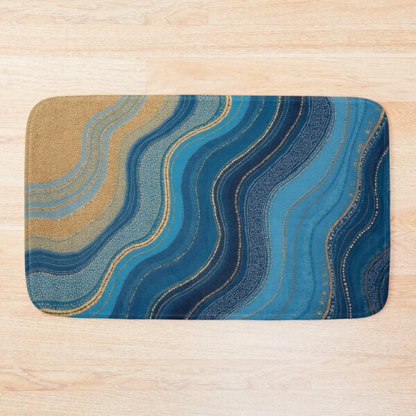Item preview, Aboriginal Inspired Dot Art - With Waves And Golden Sand Beach designed and sold by GrinGalore.