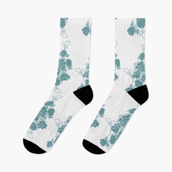 Item preview, Teal Rose Floral Motif designed and sold by Sharon Schwalbe.
