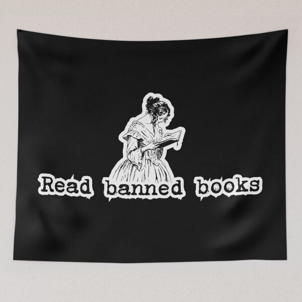 Item preview, Read Banned Books Fair Maiden designed and sold by StrangeBootique.