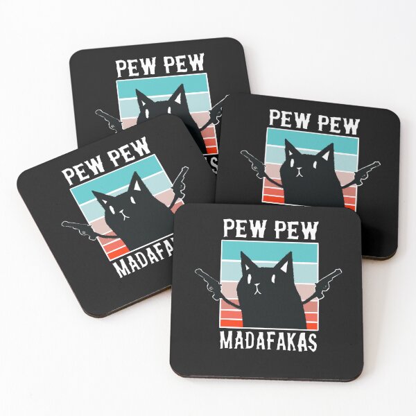 Item preview, Cat with PEW PEW designed and sold by motorzycle.