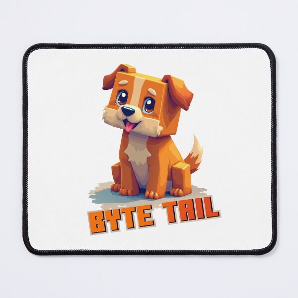 Item preview, Byte Tail – Voxel-Style Pixel Dog Design designed and sold by FiesterArt.