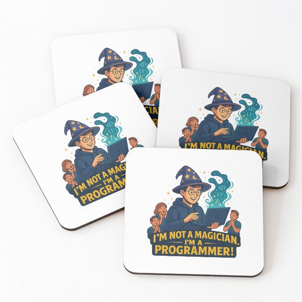 Item preview, Not a Magician – Just a Programmer! designed and sold by Abu-Rose.