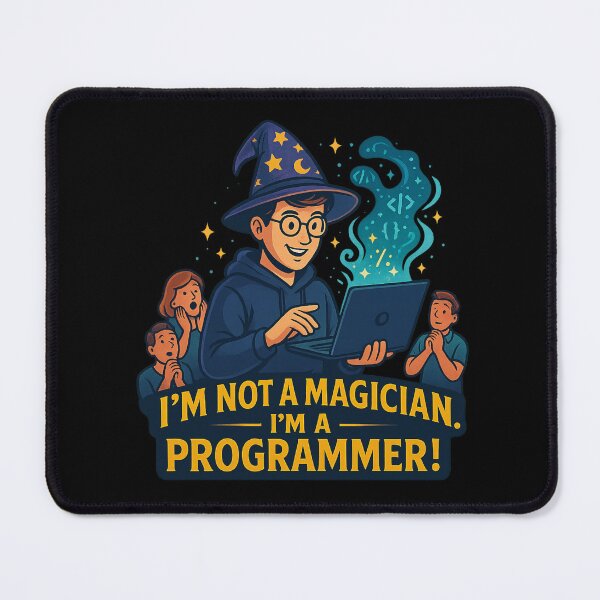 Item preview, Not a Magician – Just a Programmer! designed and sold by Abu-Rose.