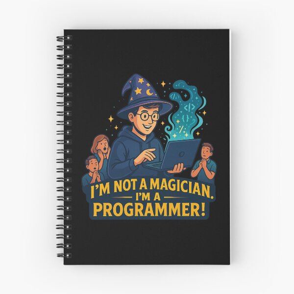 Item preview, Not a Magician – Just a Programmer! designed and sold by Abu-Rose.