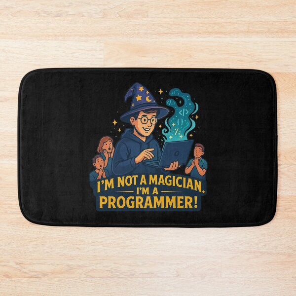 Item preview, Not a Magician – Just a Programmer! designed and sold by Abu-Rose.