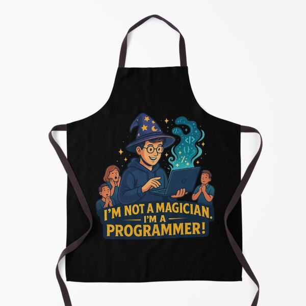 Item preview, Not a Magician – Just a Programmer! designed and sold by Abu-Rose.