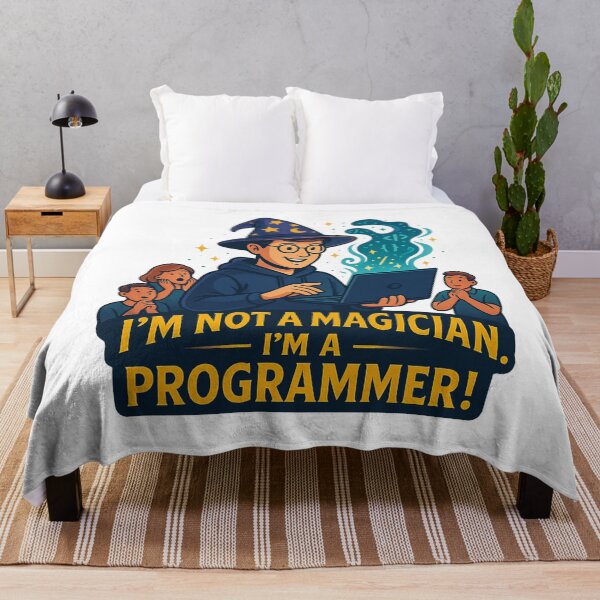 Item preview, Not a Magician – Just a Programmer! designed and sold by Abu-Rose.