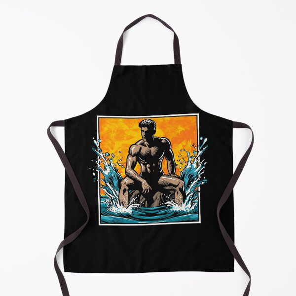 Item preview, Man Sitting on a Rock Being Splashed by Waves designed and sold by Ghost on Toast.