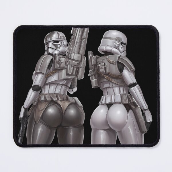 Item preview, Stormtrooper Double Trouble – Galactic Thicc Unit designed and sold by DasHord.