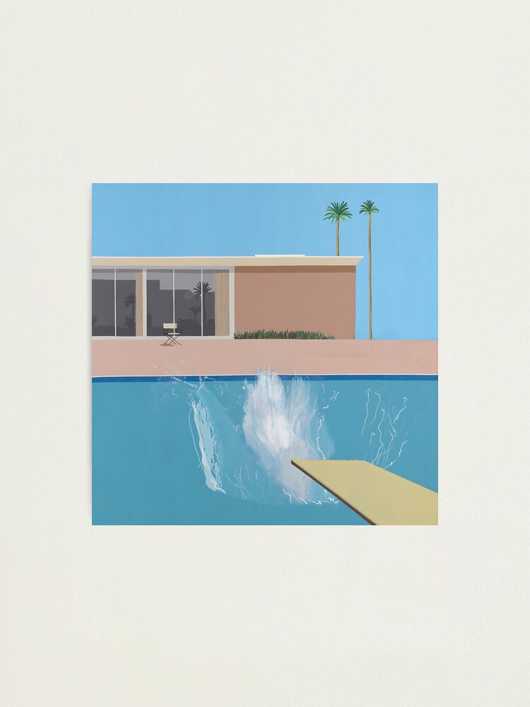 David Hockney A Bigger Splash Photographic Print