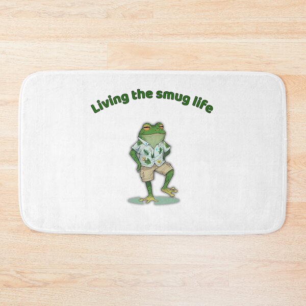 Item preview, Smug Frog Lounging in Carefree Luxury designed and sold by Icelander1.