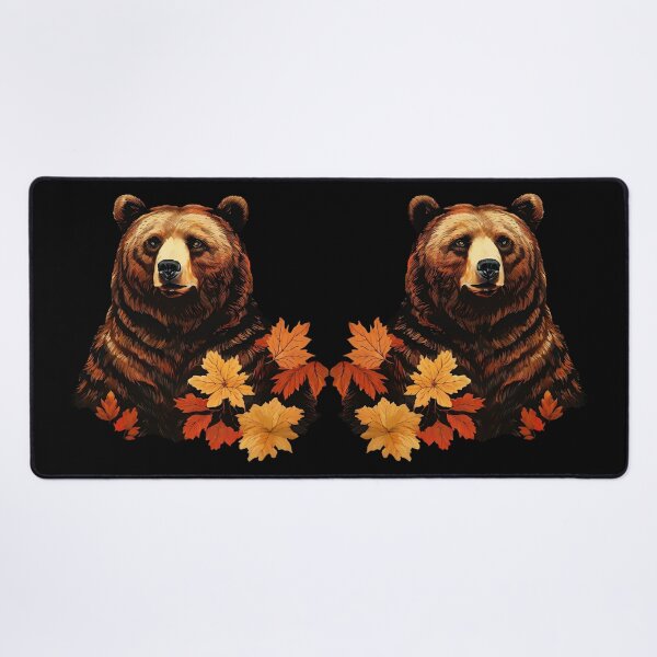 Item preview, Warm-Colored Bear Portrait | Autumn Colors designed and sold by UnhingedBird.