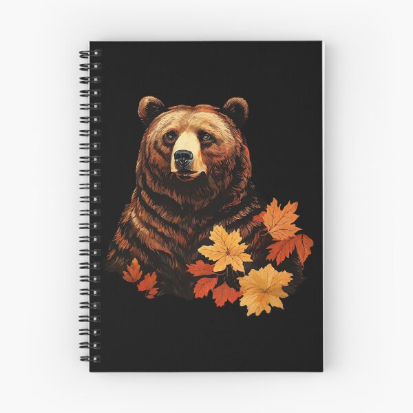 Item preview, Warm-Colored Bear Portrait | Autumn Colors designed and sold by UnhingedBird.