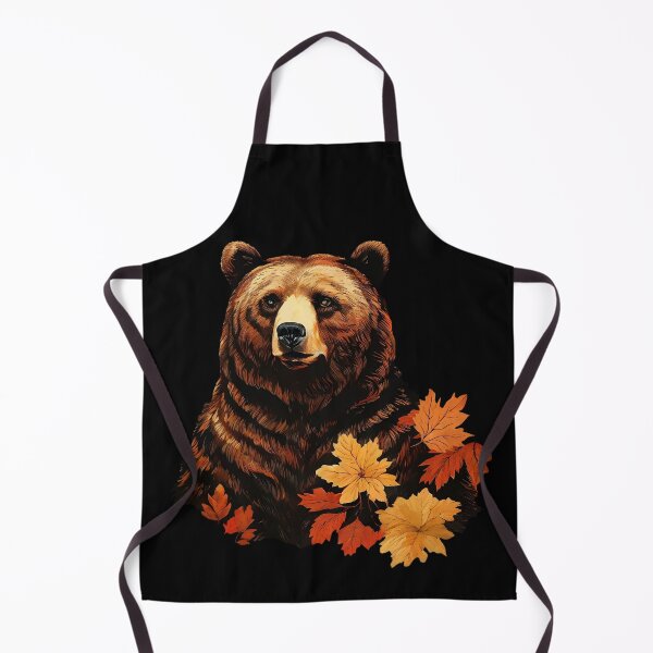 Item preview, Warm-Colored Bear Portrait | Autumn Colors designed and sold by UnhingedBird.