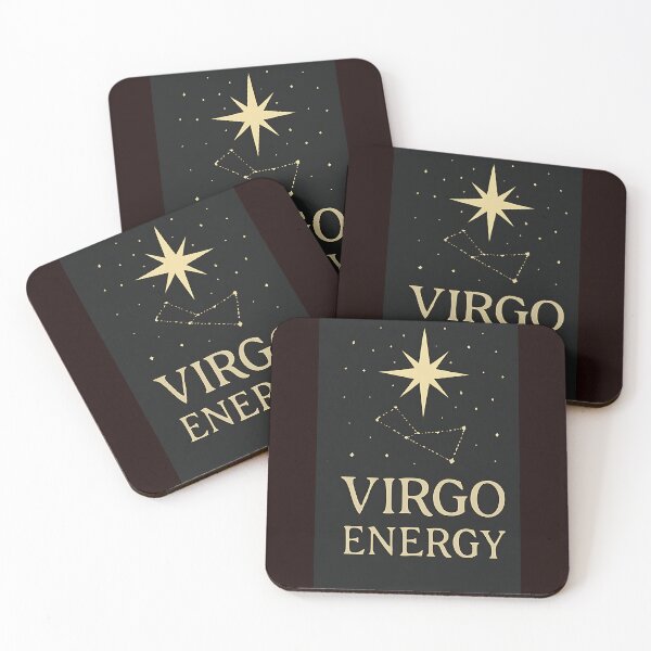 Item preview, Virgo Energy Zodiac Constellation - Gold Astrology Star Sign Design designed and sold by VA Design.