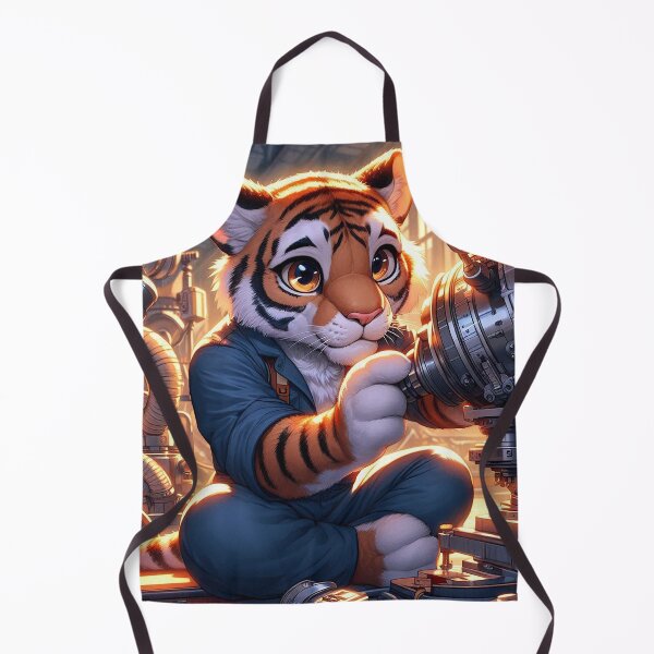 Item preview, Tiger Works on Repairing a Telescope designed and sold by nikkolaus.