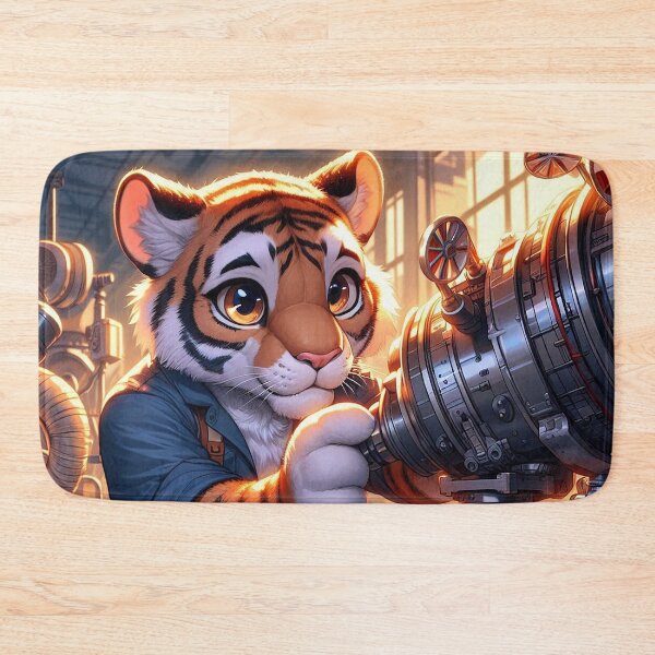 Item preview, Tiger Works on Repairing a Telescope designed and sold by nikkolaus.