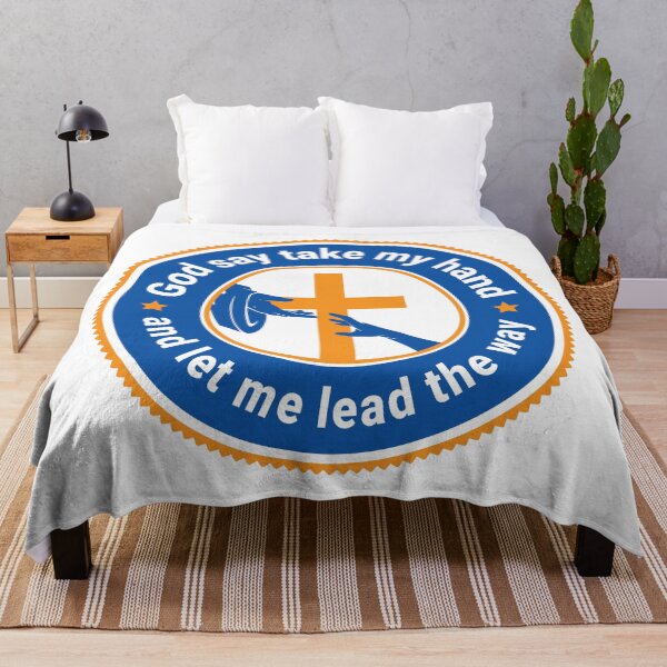 Item preview, God Says Take My Hand and Let Me Lead the Way – Faith Christian T-Shirt and sticker designed and sold by Billium Halder.