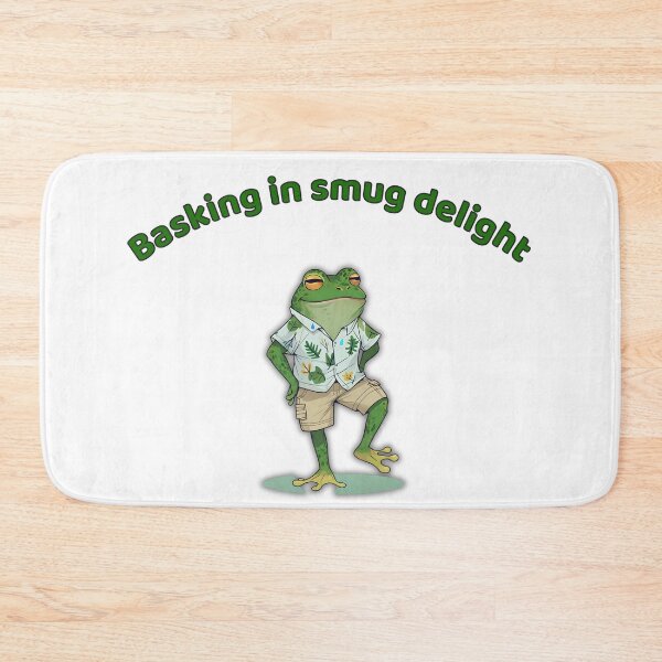 Item preview, Content Frog Basking in Self-Satisfied Bliss designed and sold by Icelander1.