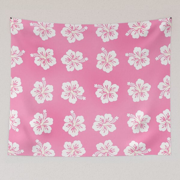 Item preview, Pink Gyaru Tropical Hibiscus Flowers Bedding designed and sold by drova.