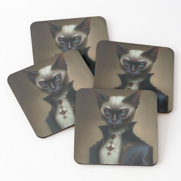 Item preview, Drusilla the Vampire, Cat Anthropomorphic Artwork designed and sold by Elliott G.W..
